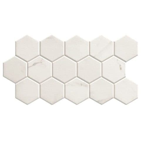 Realonda Hex Calacatta falicsempe - Szimpla lap