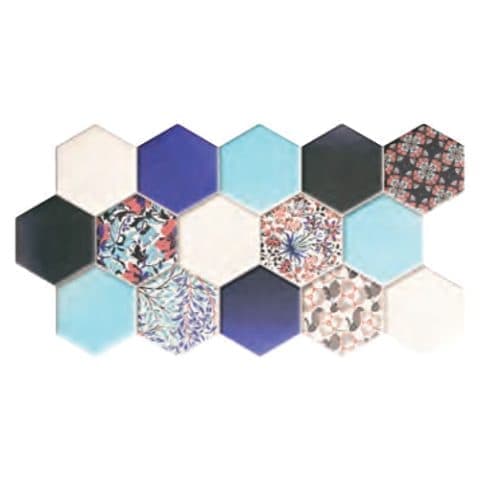 Realonda Hex Nouveau Blue falicsempe - Szimpla lap