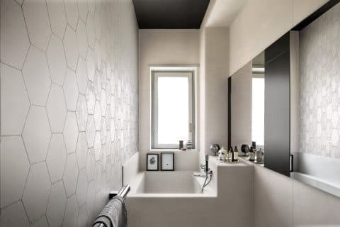 Marazzi Lume Esagonal White Lux falicsempe - Termékfotó II.