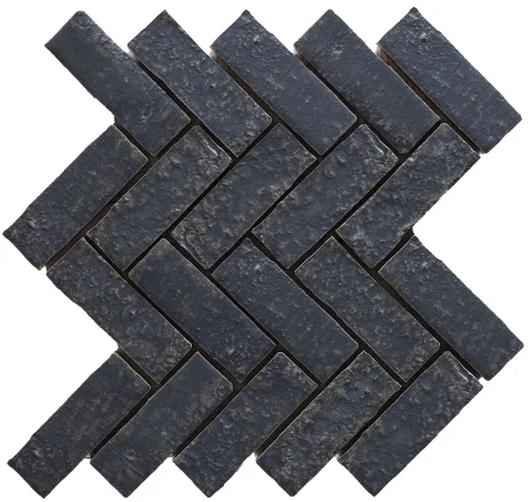 Earth Lignito Herringbone kerámia padlólap - Szimpla lap