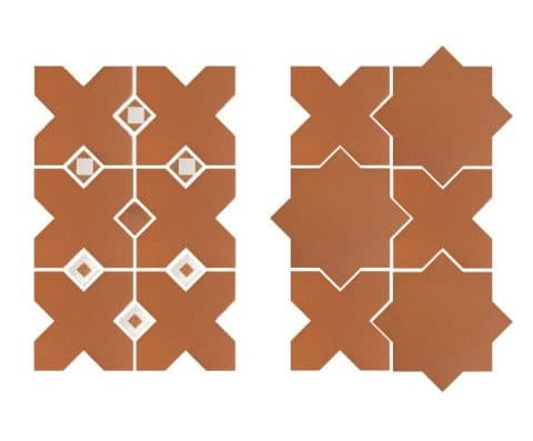 Unika 15.5 x 15.5 Star Barro kerámia padlólap - Galériafotó 64740
