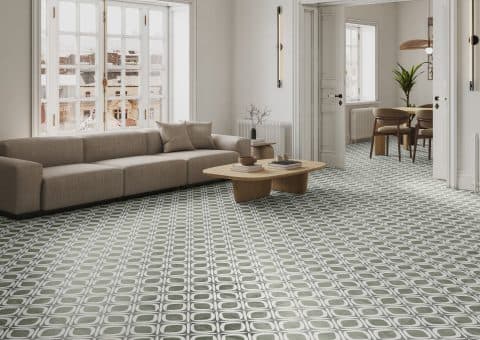Realonda 33×33 Galway Sage kerámia padlólap - Termékfotó II.