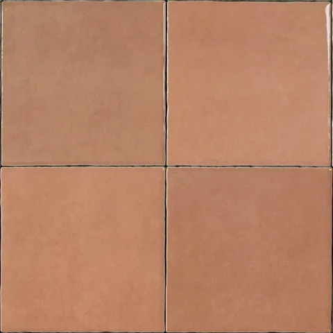Zellij 12.5×12.5 Apricot falicsempe - Szimpla lap