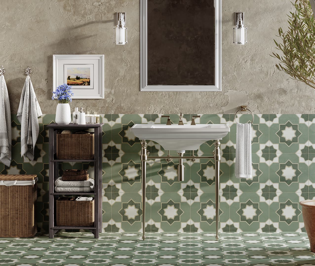 Realonda 33×33 Izmir Olive kerámia padlólap