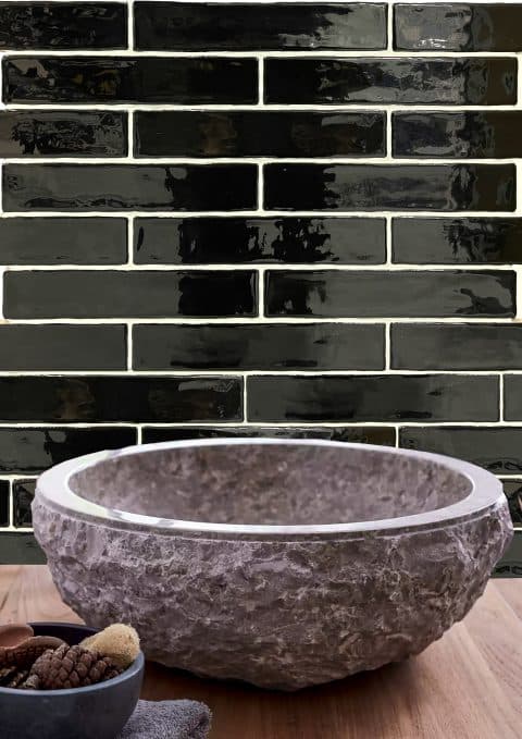 Dreamtile 5×25 Black Glossy falicsempe - Termékfotó II.