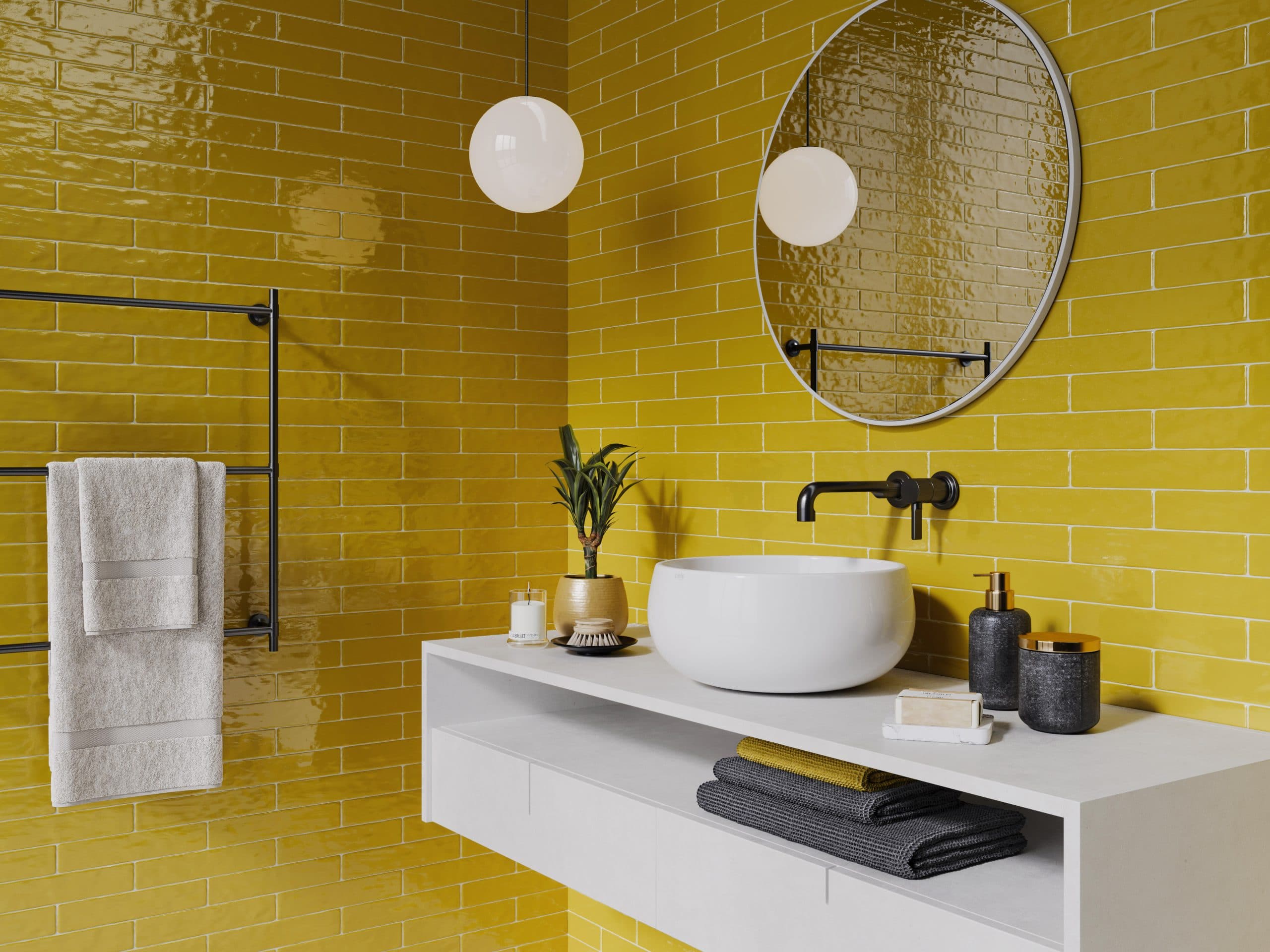 Dreamtile 5×25 Ocre Glossy falicsempe