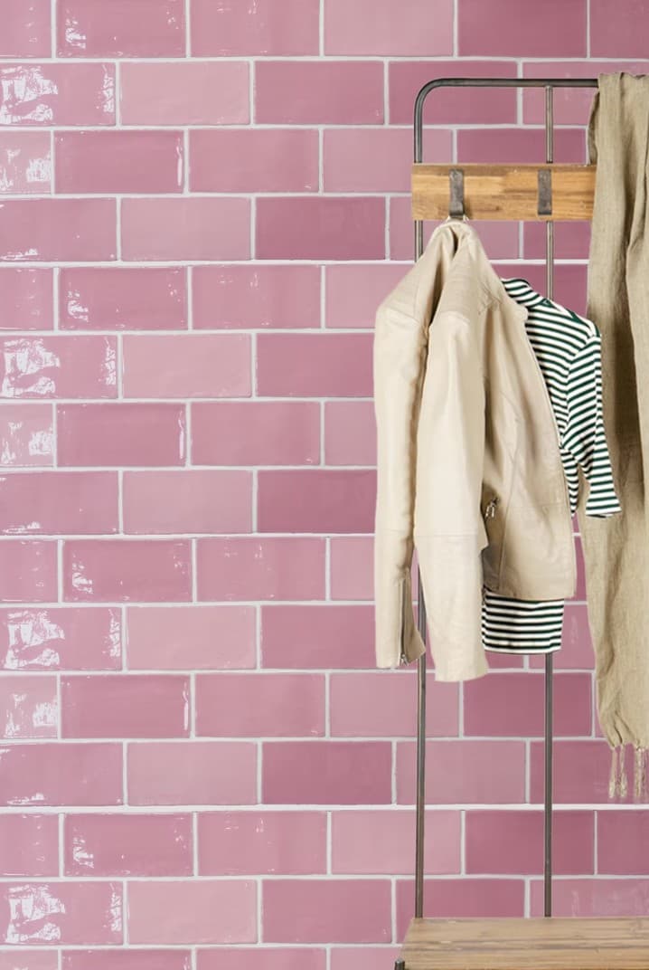 Dreamtile 7.5×15 Mix Pink Glossy falicsempe