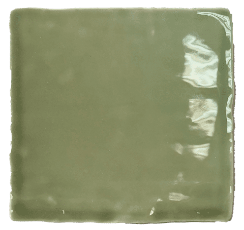 Dreamtile 10×10 Green Olive Glossy falicsempe - Szimpla lap