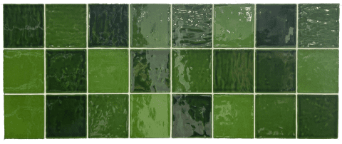 Dreamtile 11.5 x11.5 Nador Mix Emerald falicsempe - Galériafotó 67871