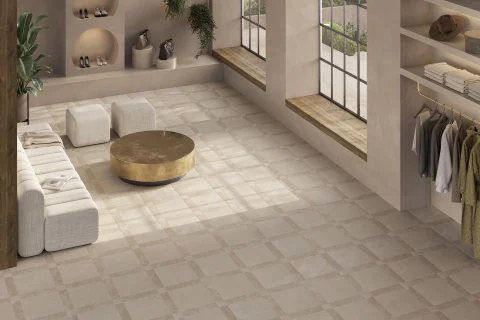 Realonda 44 x 44 Grace Beige kerámia padlólap - Termékfotó II.