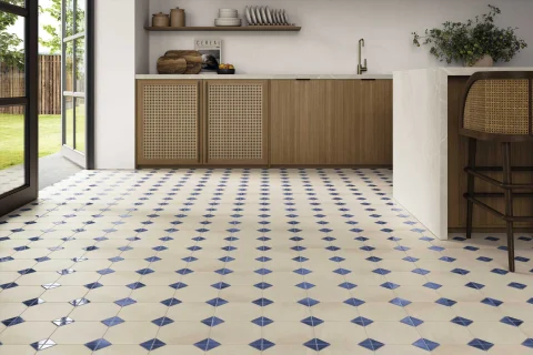Dover Sand Cobalt kerámia padlólap - Termékfotó II.