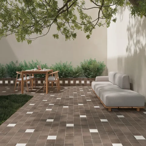 Terre Square White kerámia padlólap - Termékfotó II.